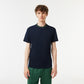 Stripe Collar Stretch Pique T-shirt