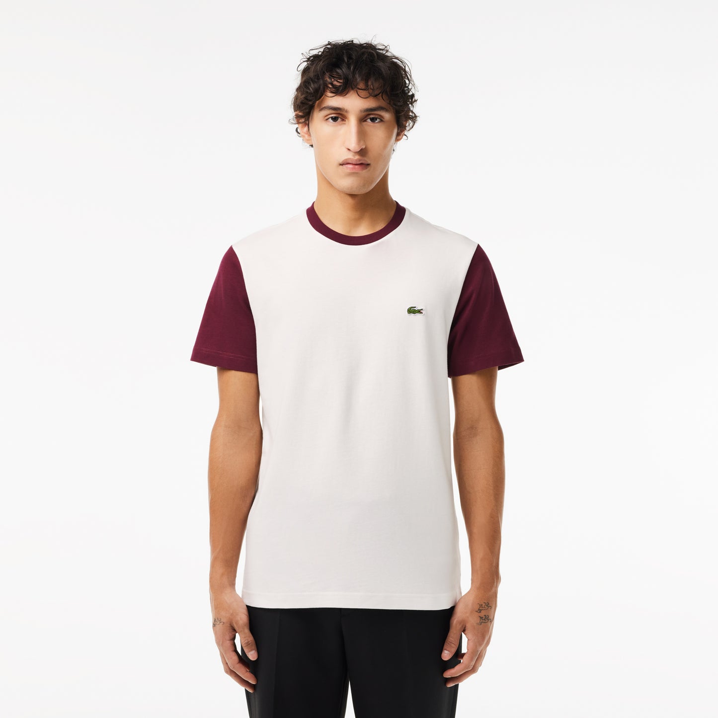 Regular Fit Cotton Colourblock T-shirt