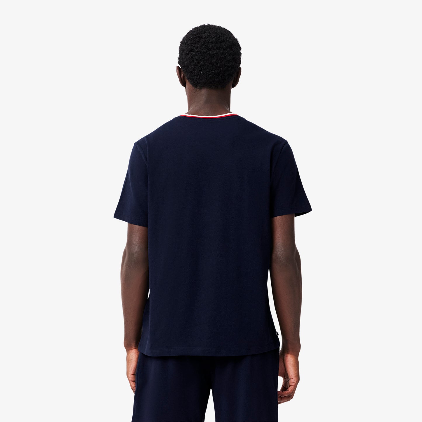 Contrast Neck Pyjama Top - TH1726