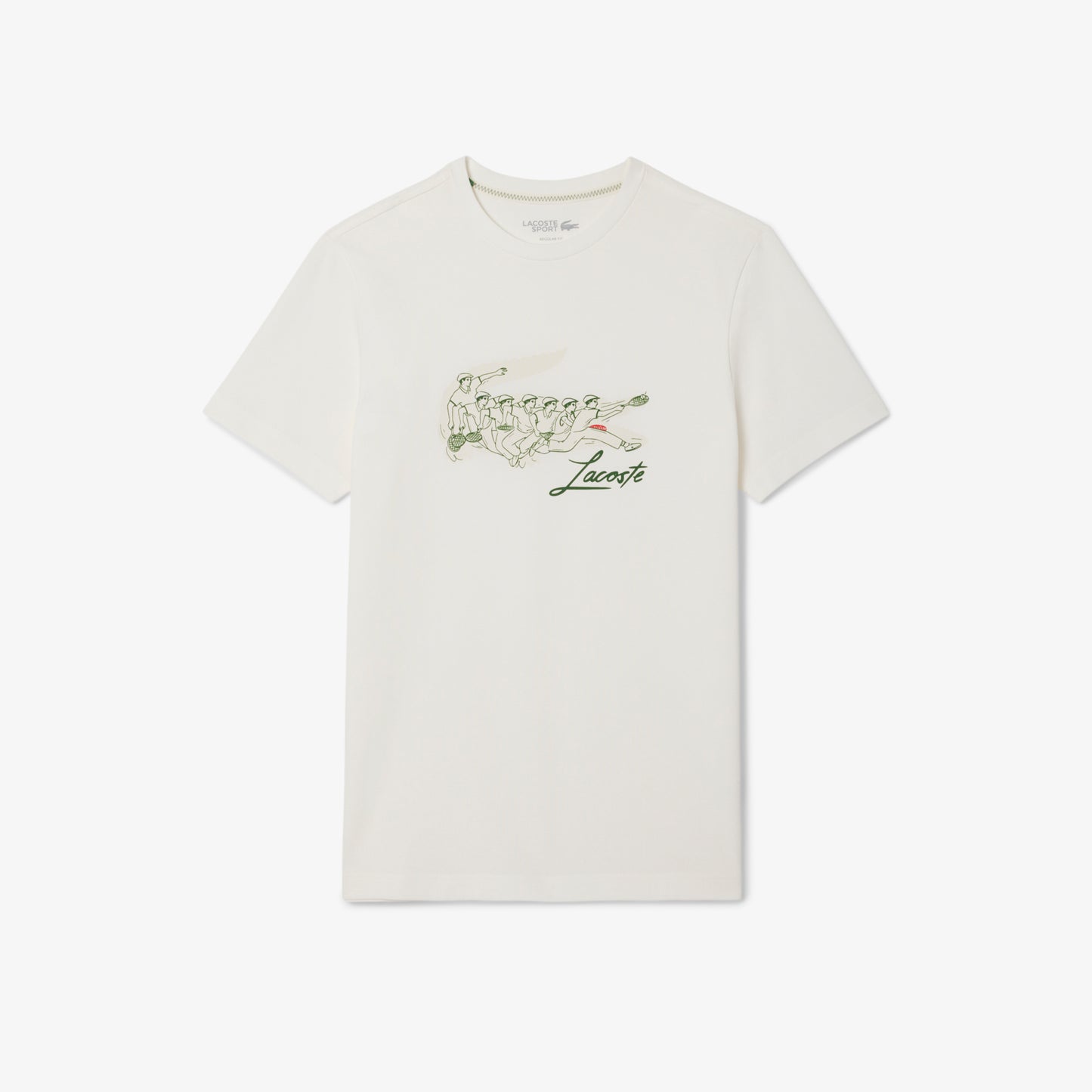 René Lacoste Print Tennis Heritage T-shirt - TH2102