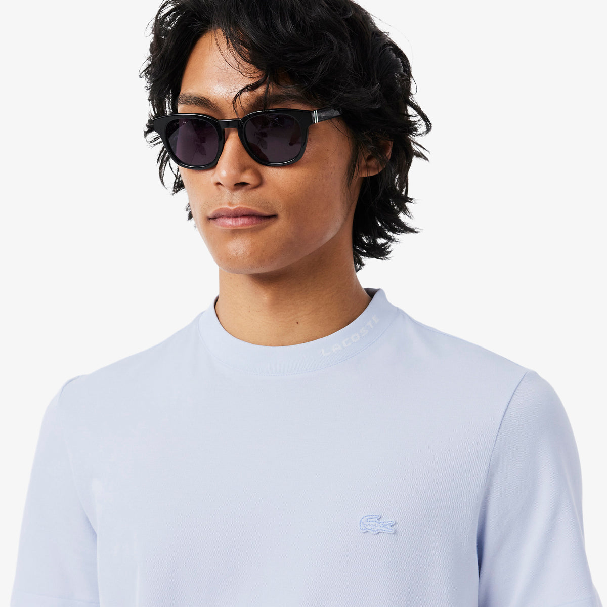 Jacquard Branded Piqué T-shirt-TH5060