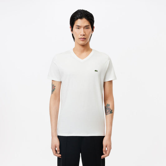 Lightweight Cotton Pima V Neck T-shirt - TH6710