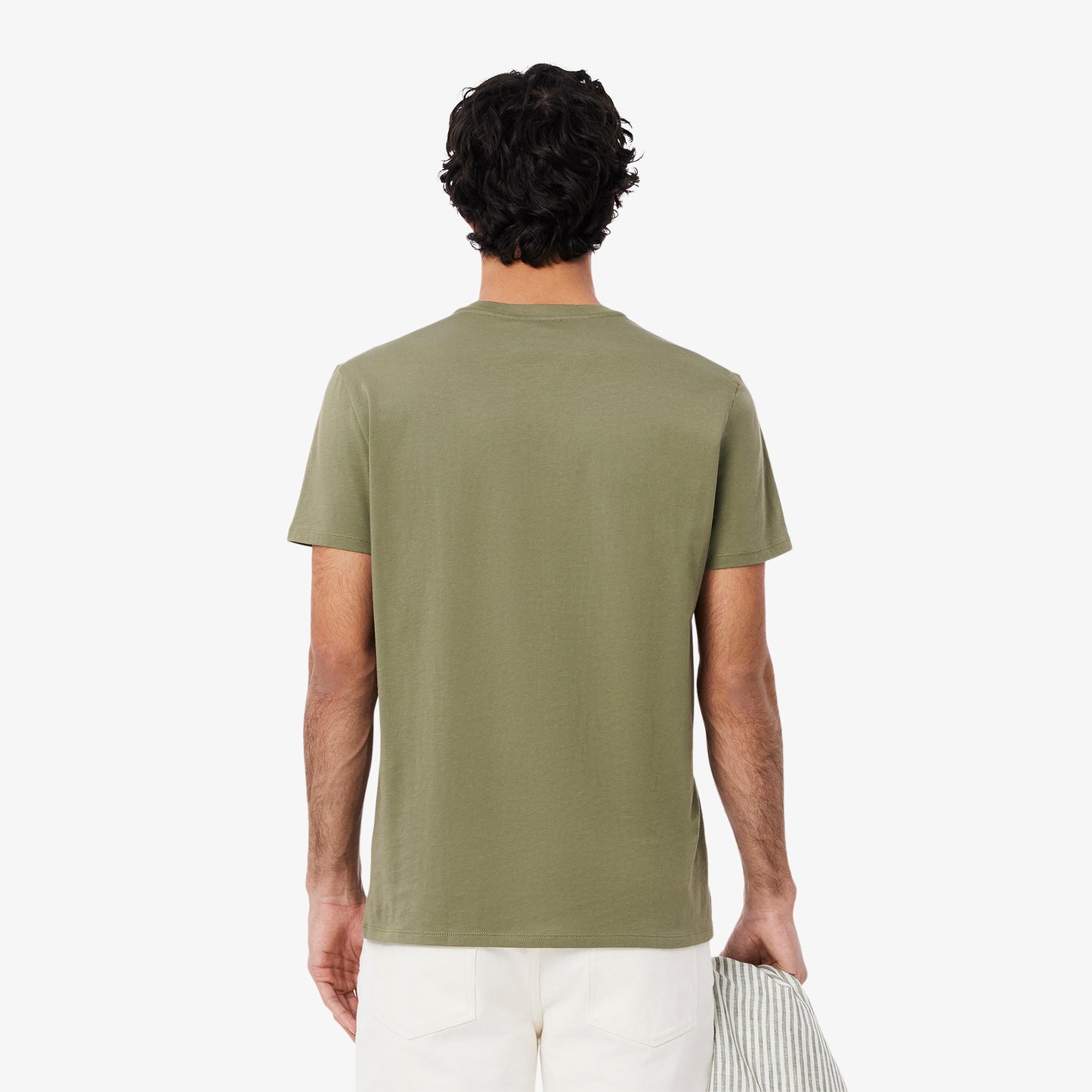 Lightweight Cotton Pima V Neck T-shirt-TH6710