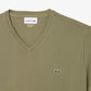 Lightweight Cotton Pima V Neck T-shirt-TH6710