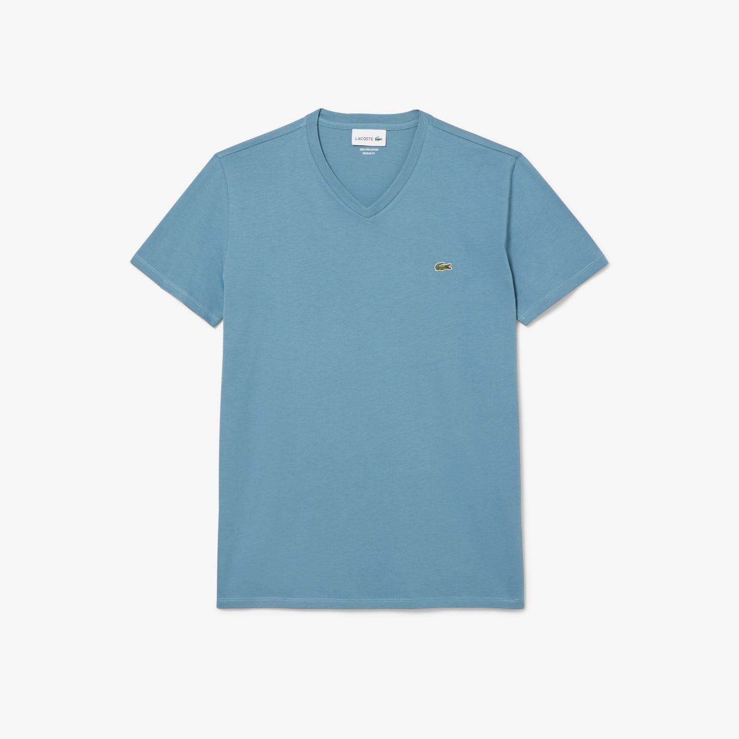 Lightweight Cotton Pima V Neck T-shirt-TH6710