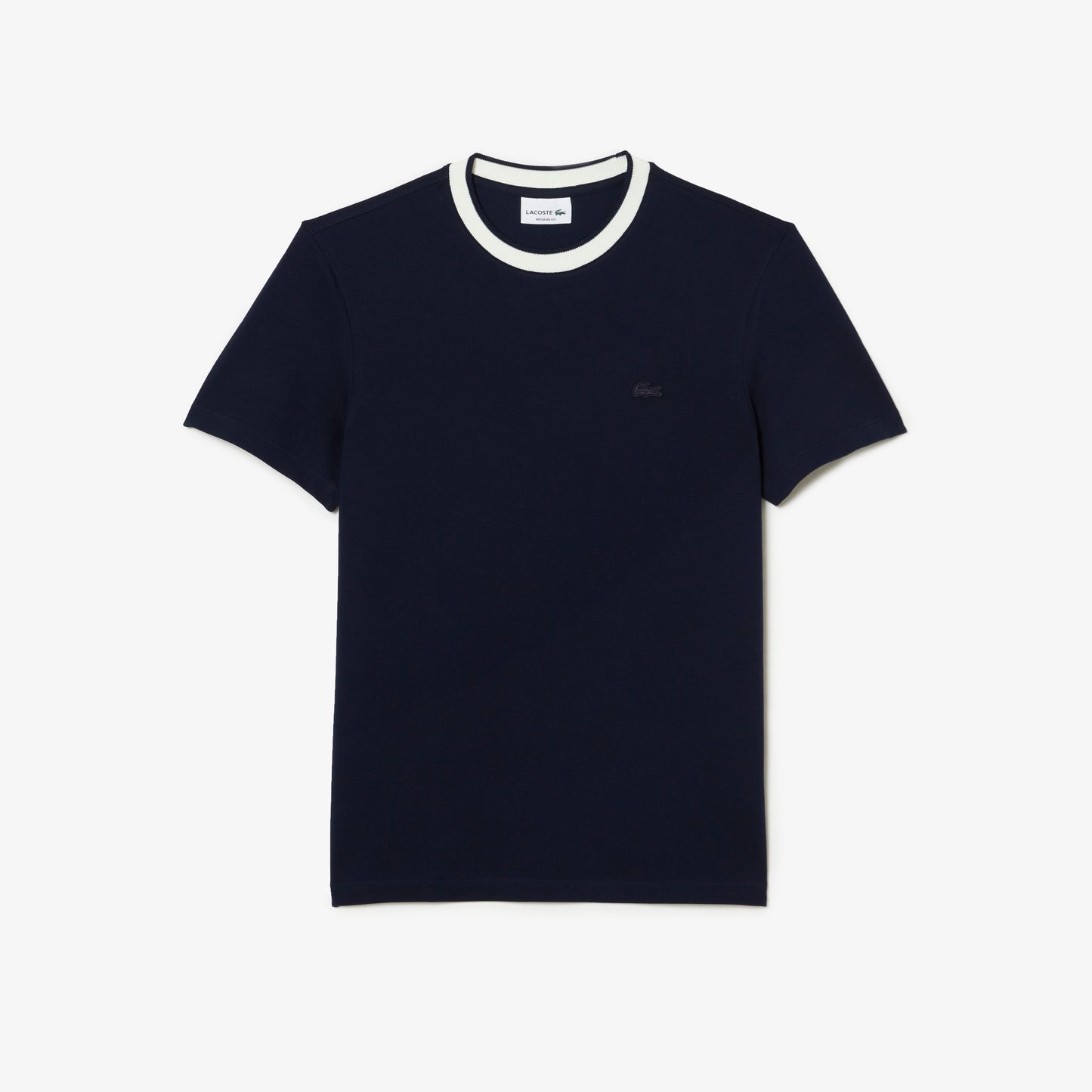 Mens Lacoste Regular Fit Stretch Pique T-shirt