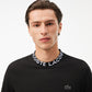 Lightweight Piqué Jacquard Neck T-shirt