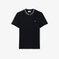 Lightweight Piqué Jacquard Neck T-shirt