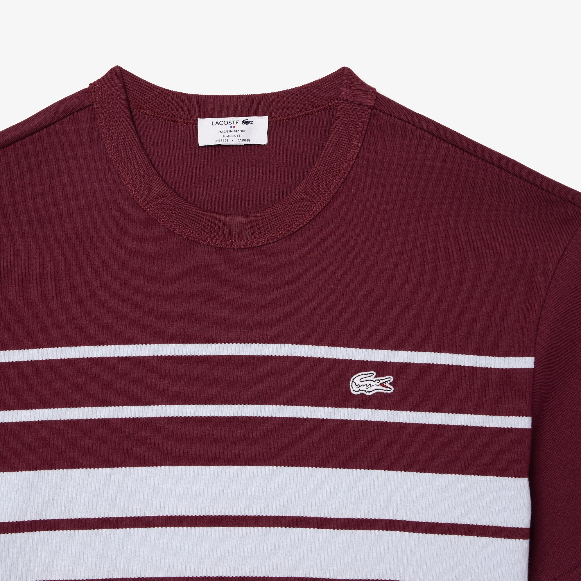 Buy French Made Striped Jersey T Shirt Th8130 Online Lebanon Online Shopping Lebanon LACOSTE LEBANON