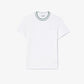 Stretch Piqué Stripe Collar T-shirt