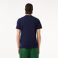 Stretch Piqué Stripe Collar T-shirt