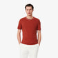 Stretch Pique Stripe Collar T-shirt-TH8174