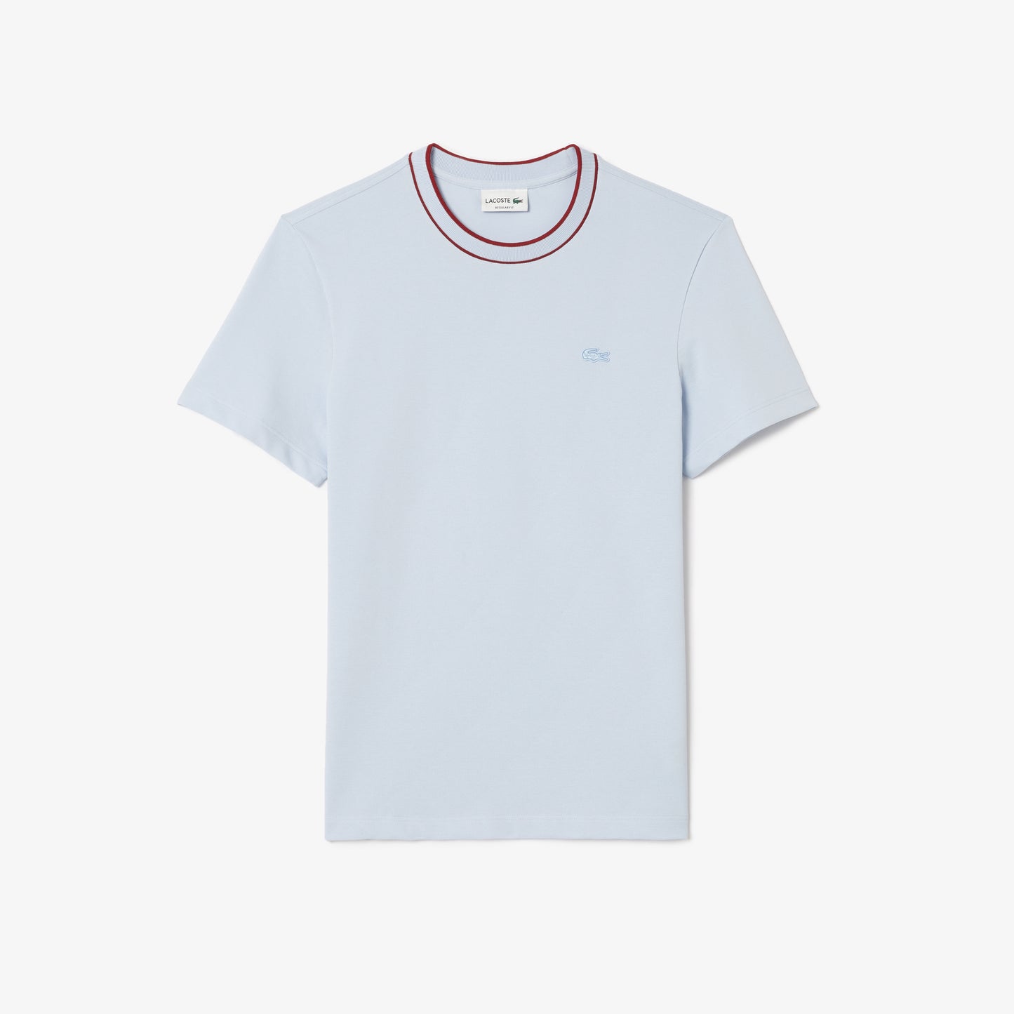 Stretch Piqué Stripe Collar T-shirt