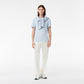 Stretch Piqué Stripe Collar T-shirt