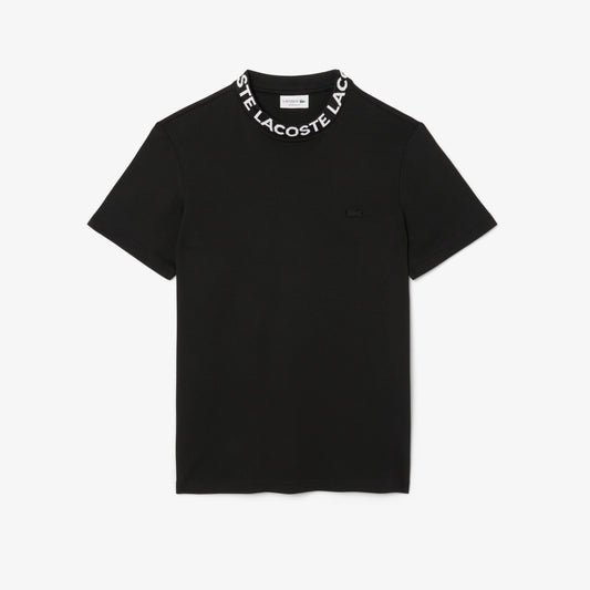 Jacquard Branded Pique T-shirt-TH9582
