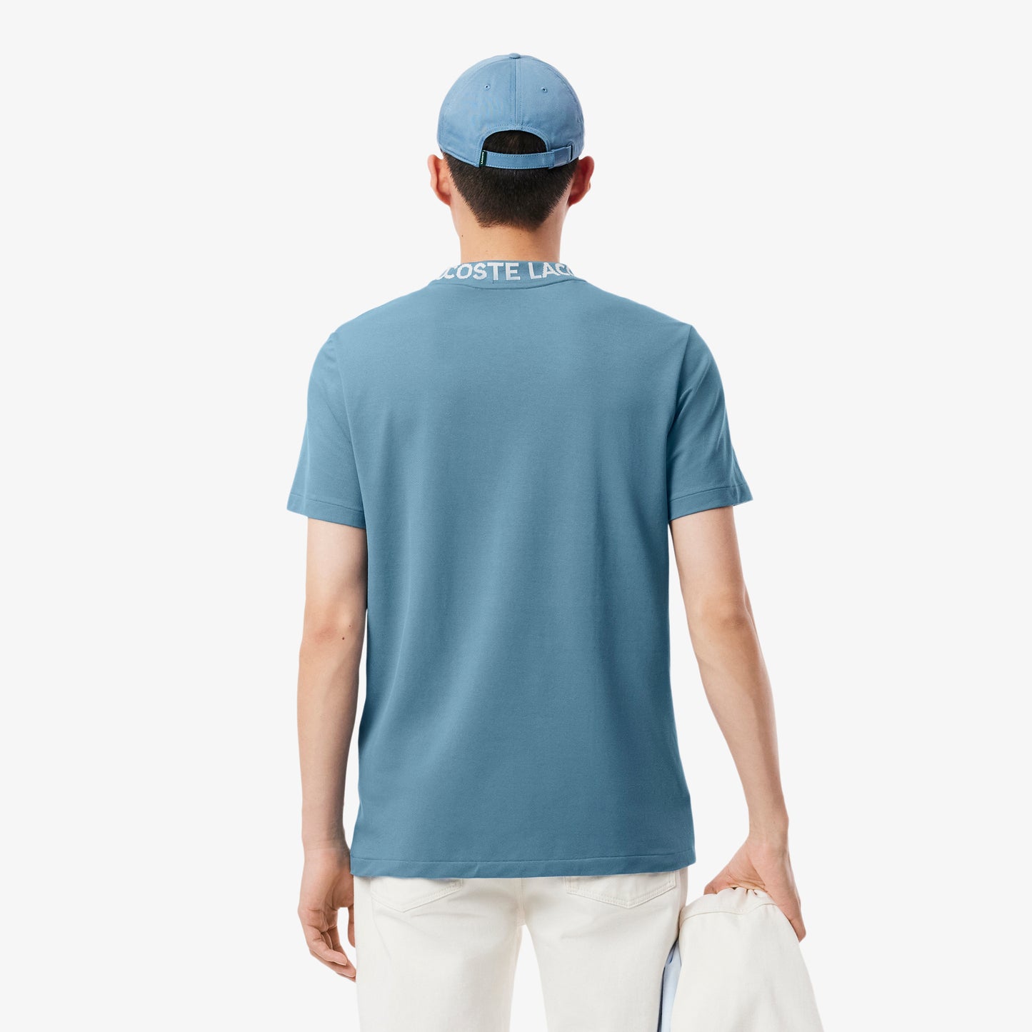 Jacquard Branded Pique T-shirt-TH9582