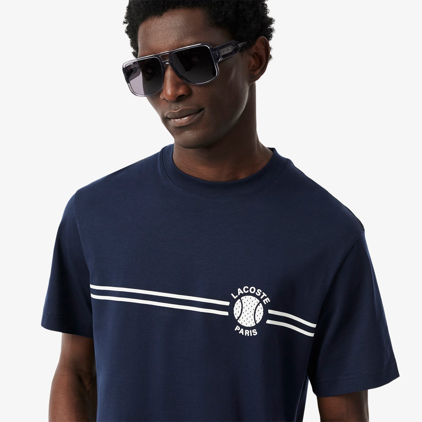 Printed Embroidered Cotton Jersey T-shirt-TH9694