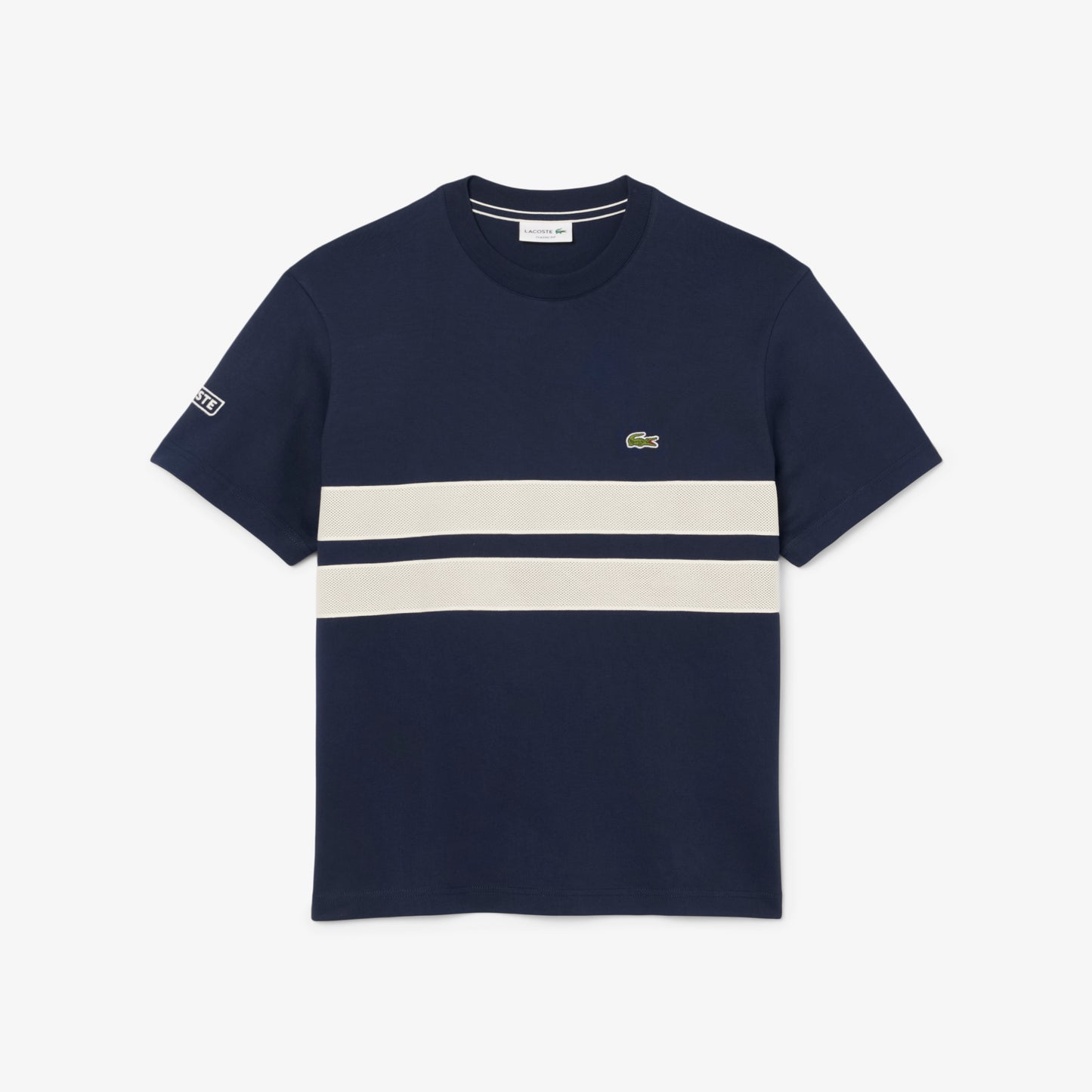 Heavy Jersey Mesh Band T-shirt-TH9769