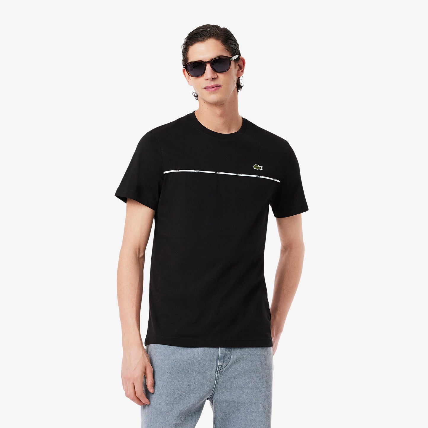 Lacoste Trim Cotton Jersey T-shirt - TH9842