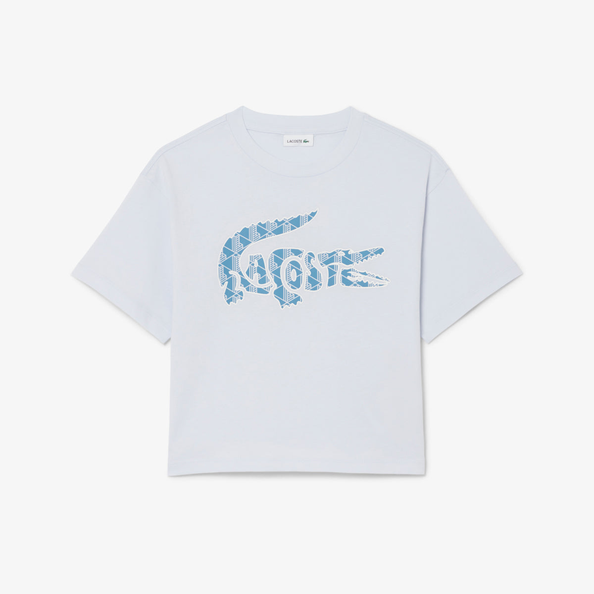 Monogram Print Cotton T-shirt-TJ0991