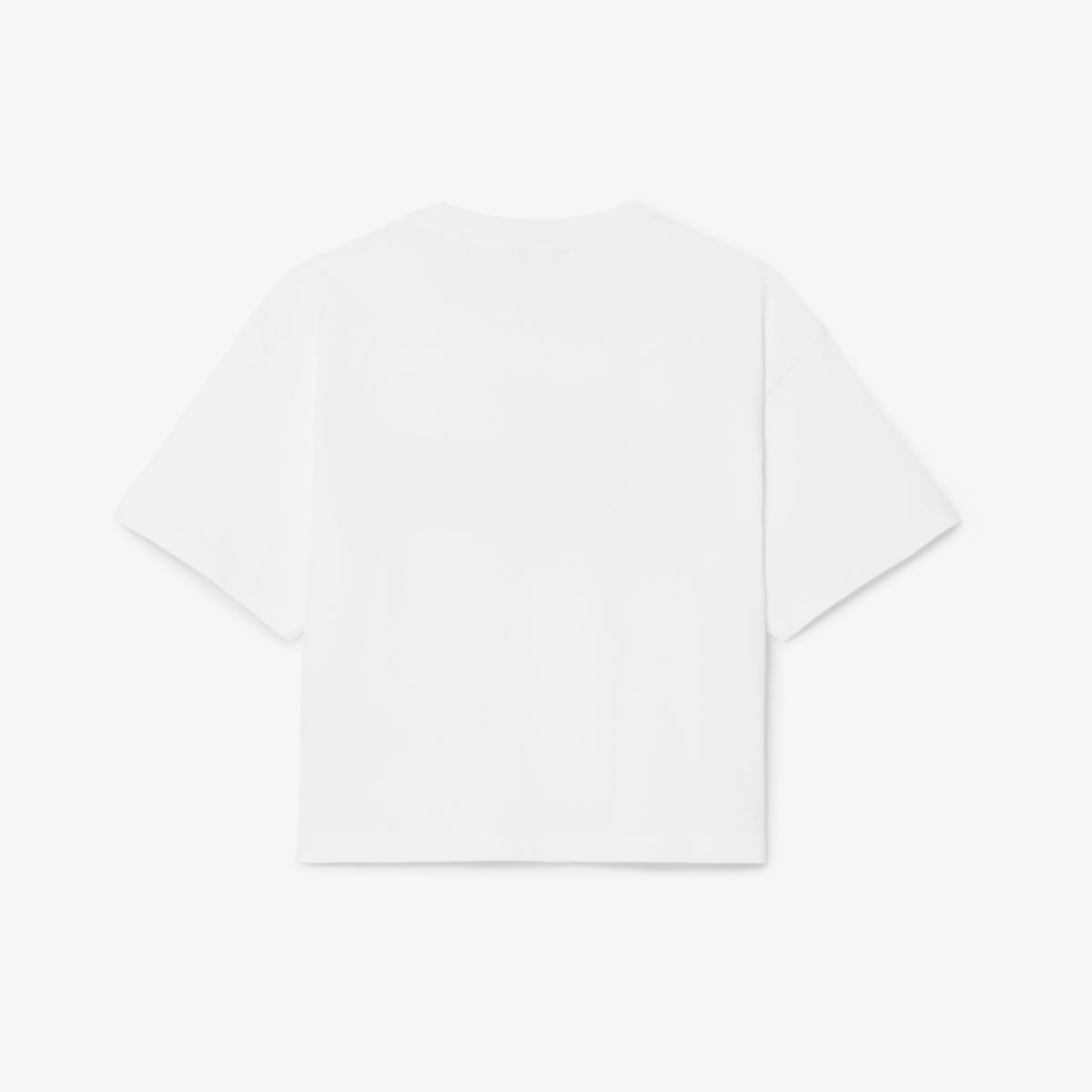 Monogram Print Cotton T-shirt-TJ0991