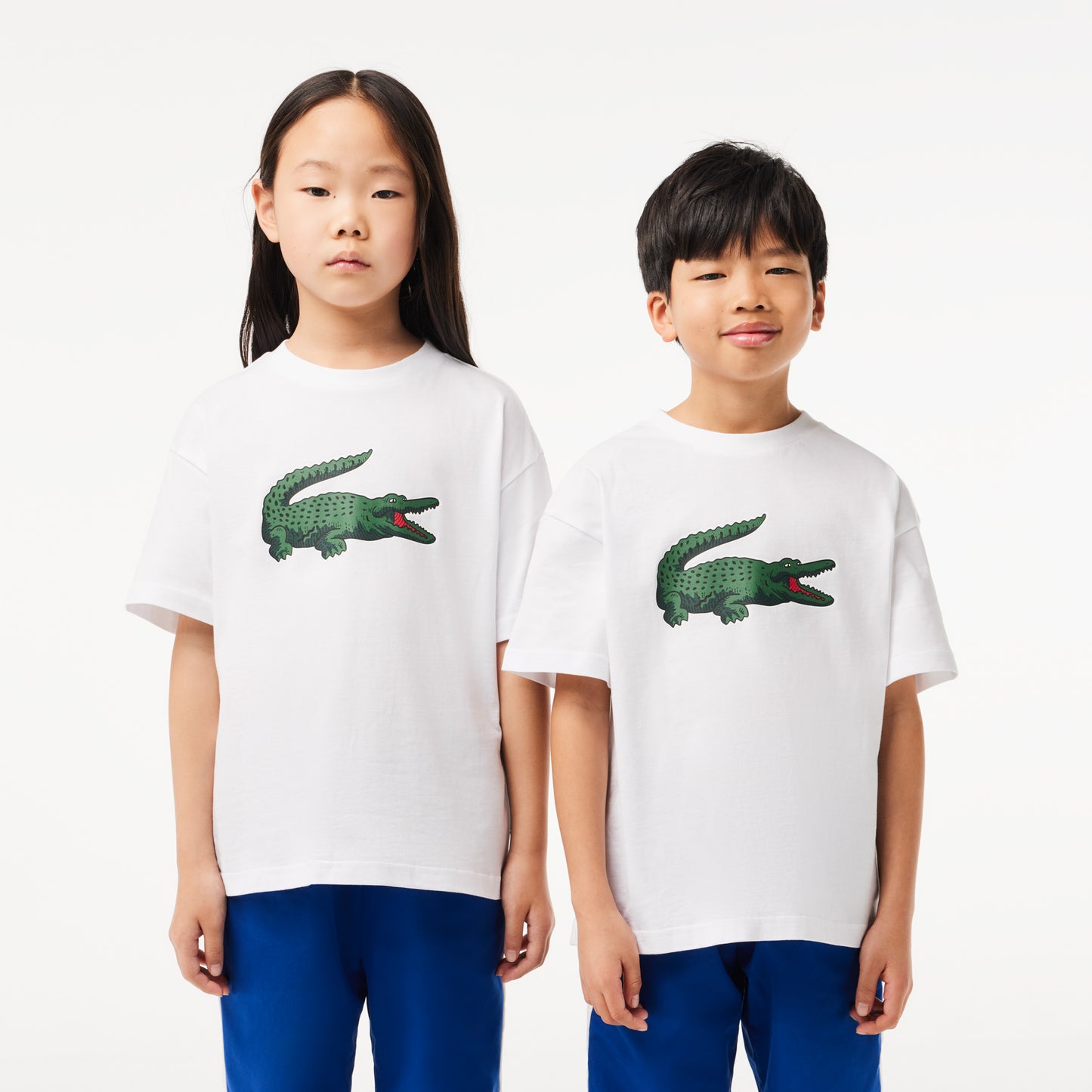 Crocodile Print Cotton T-shirt