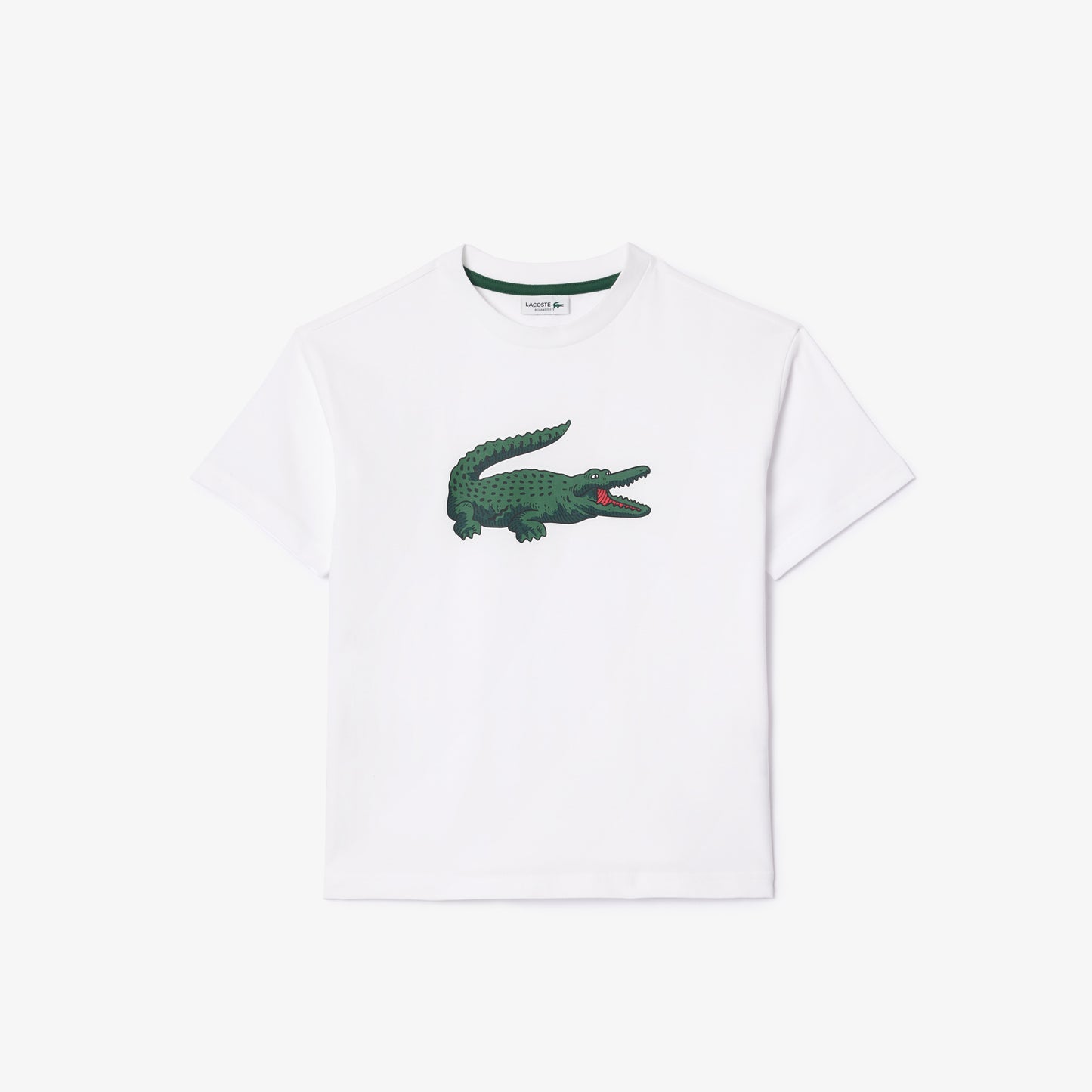 Crocodile Print Cotton T-shirt