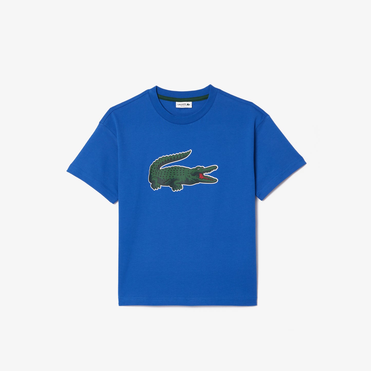 Crocodile Print Cotton T-shirt