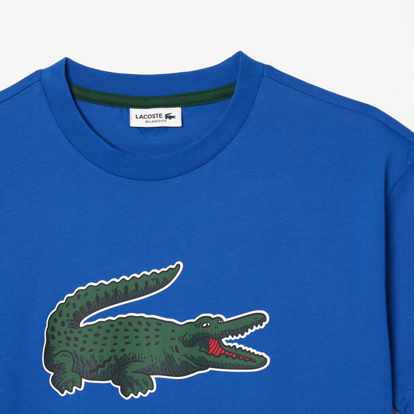 Crocodile Print Cotton T-shirt