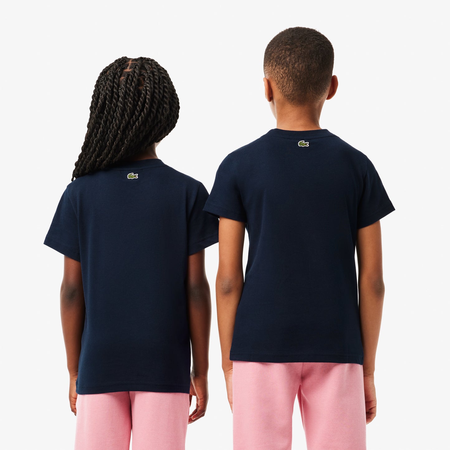 Signature Print Cotton T-shirt-TJ3003