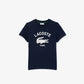 Signature Print Cotton T-shirt-TJ3003