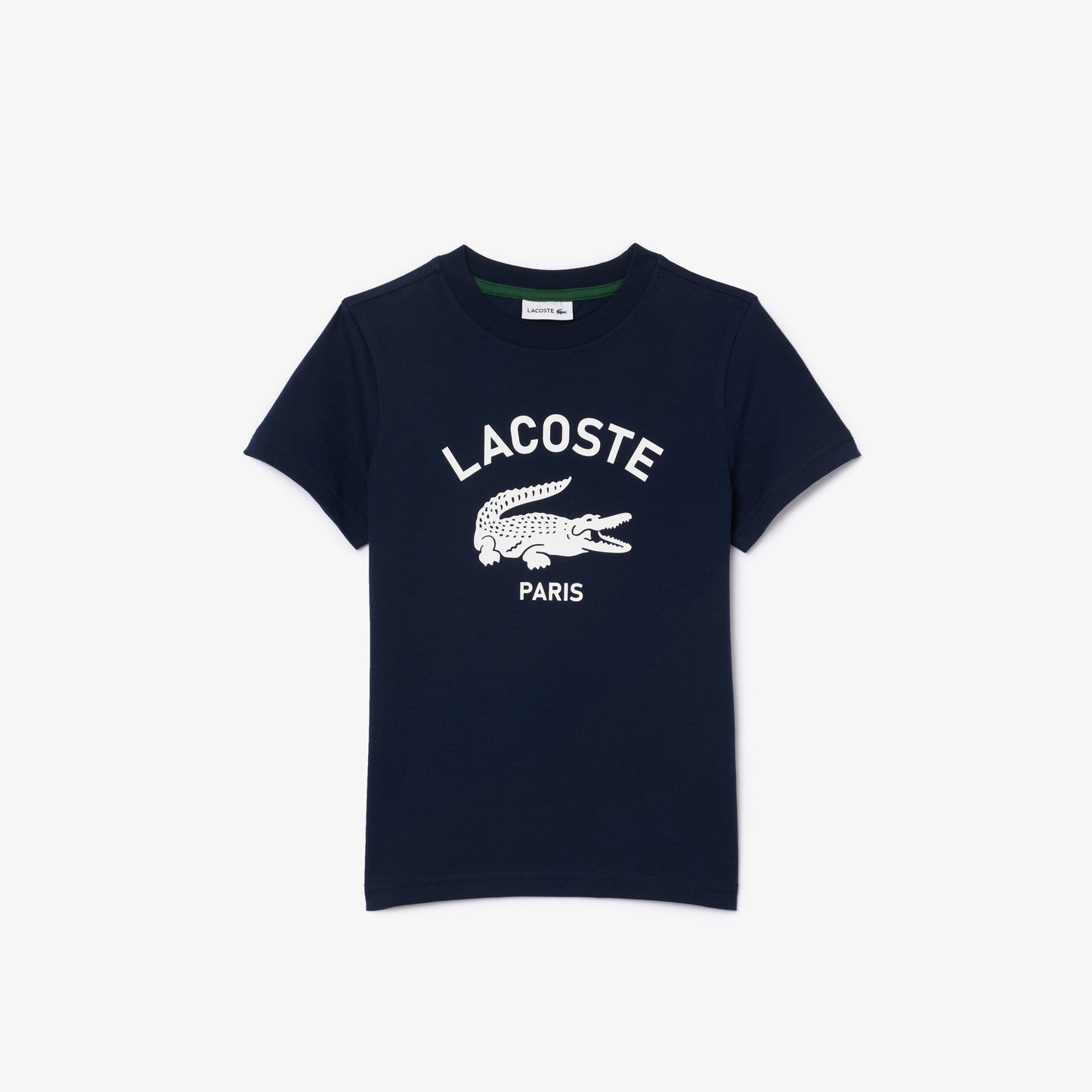 Signature Print Cotton T-shirt-TJ3003