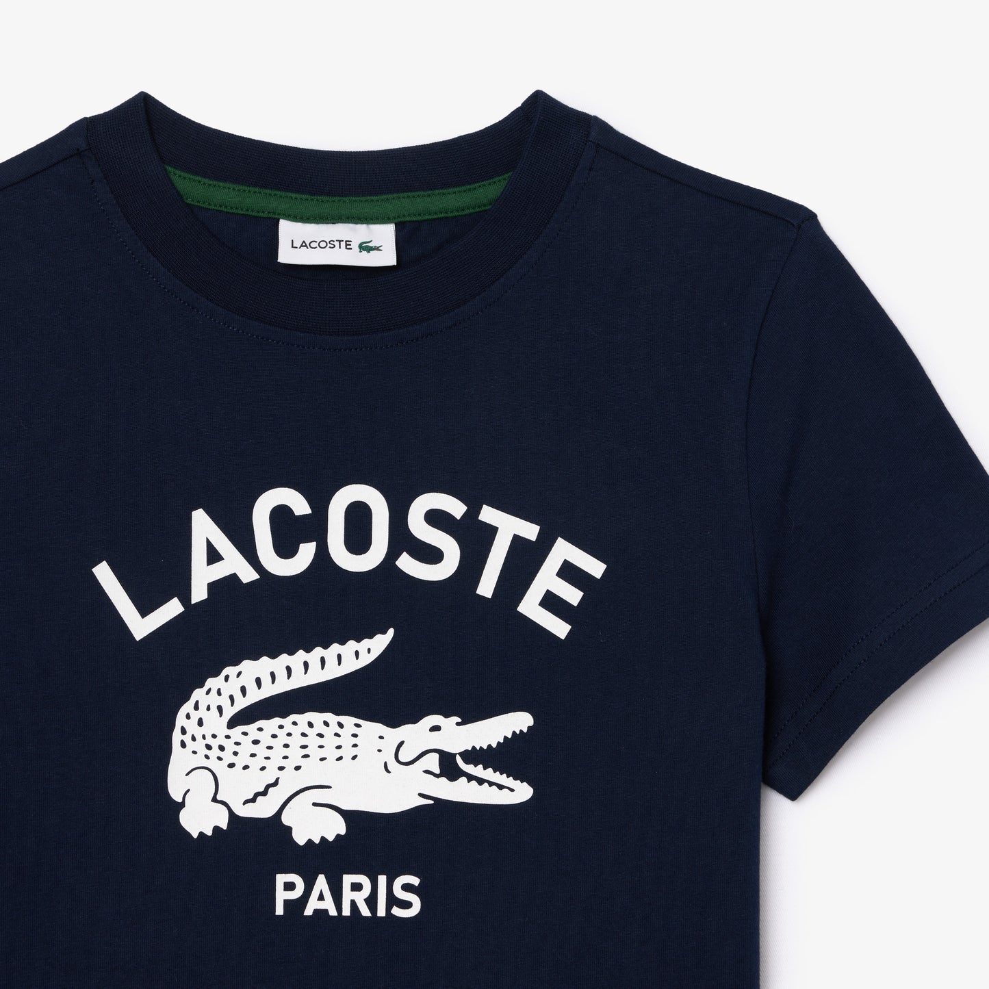 Signature Print Cotton T-shirt-TJ3003