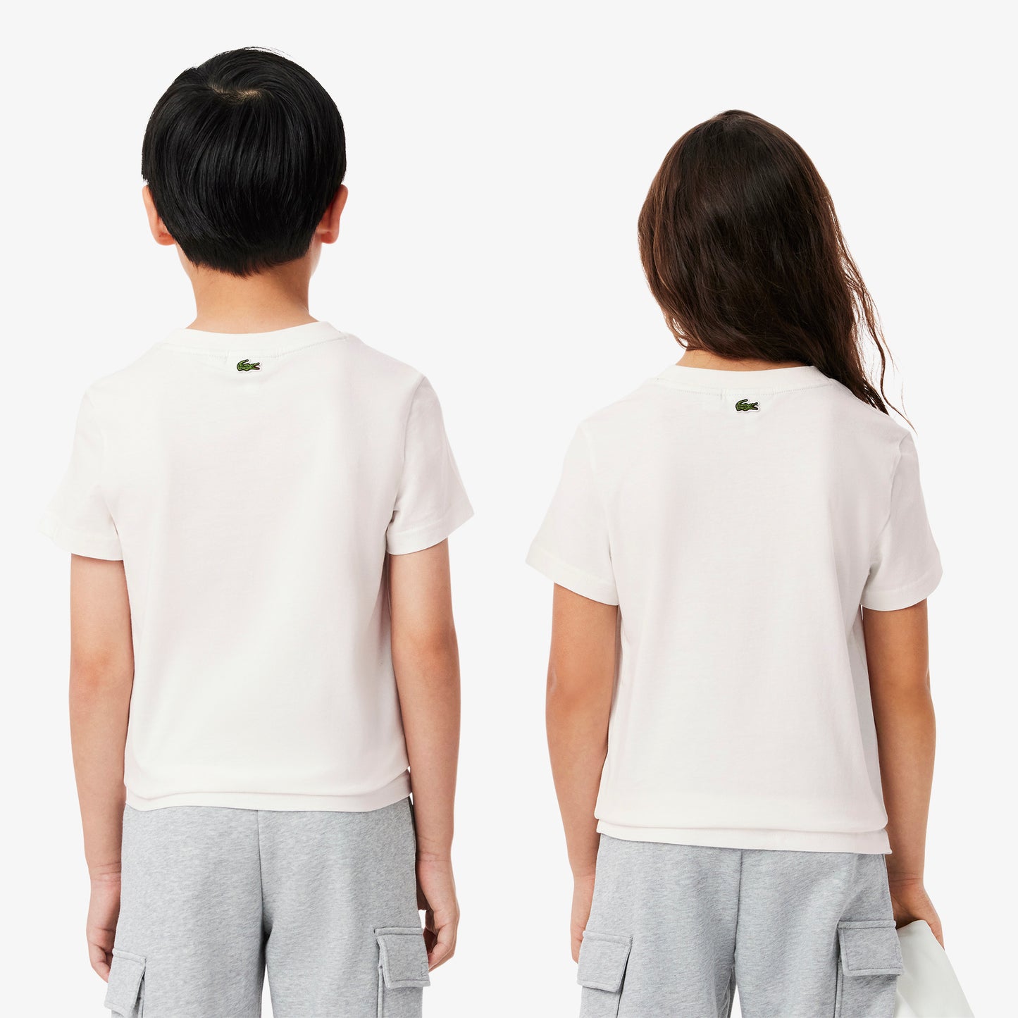 Signature Print Cotton T-shirt-TJ3003