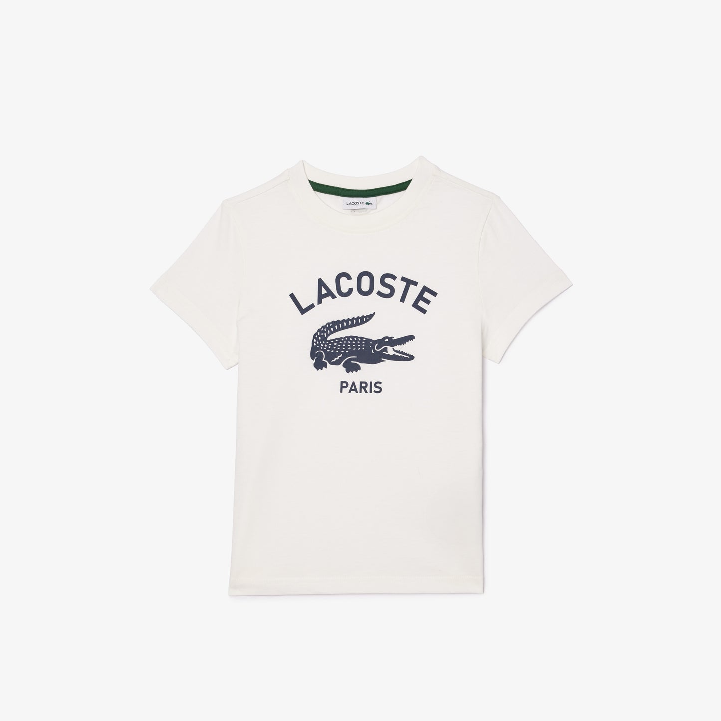 Signature Print Cotton T-shirt-TJ3003