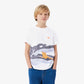 Croc Print Cotton T-shirt-TJ6920