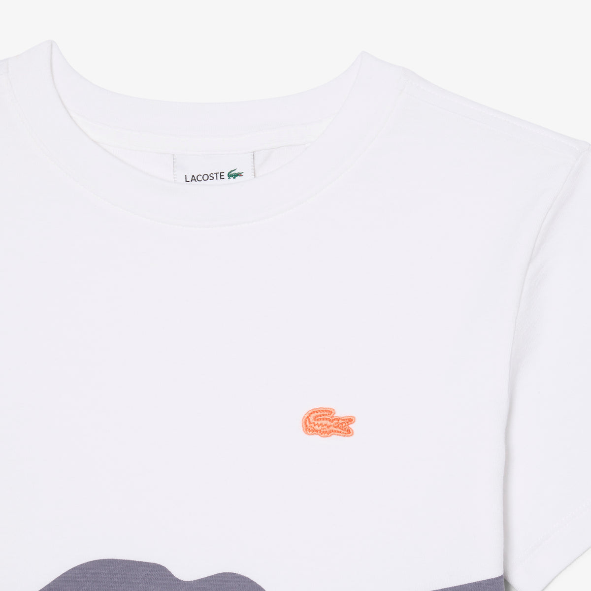 Croc Print Cotton T-shirt-TJ6920