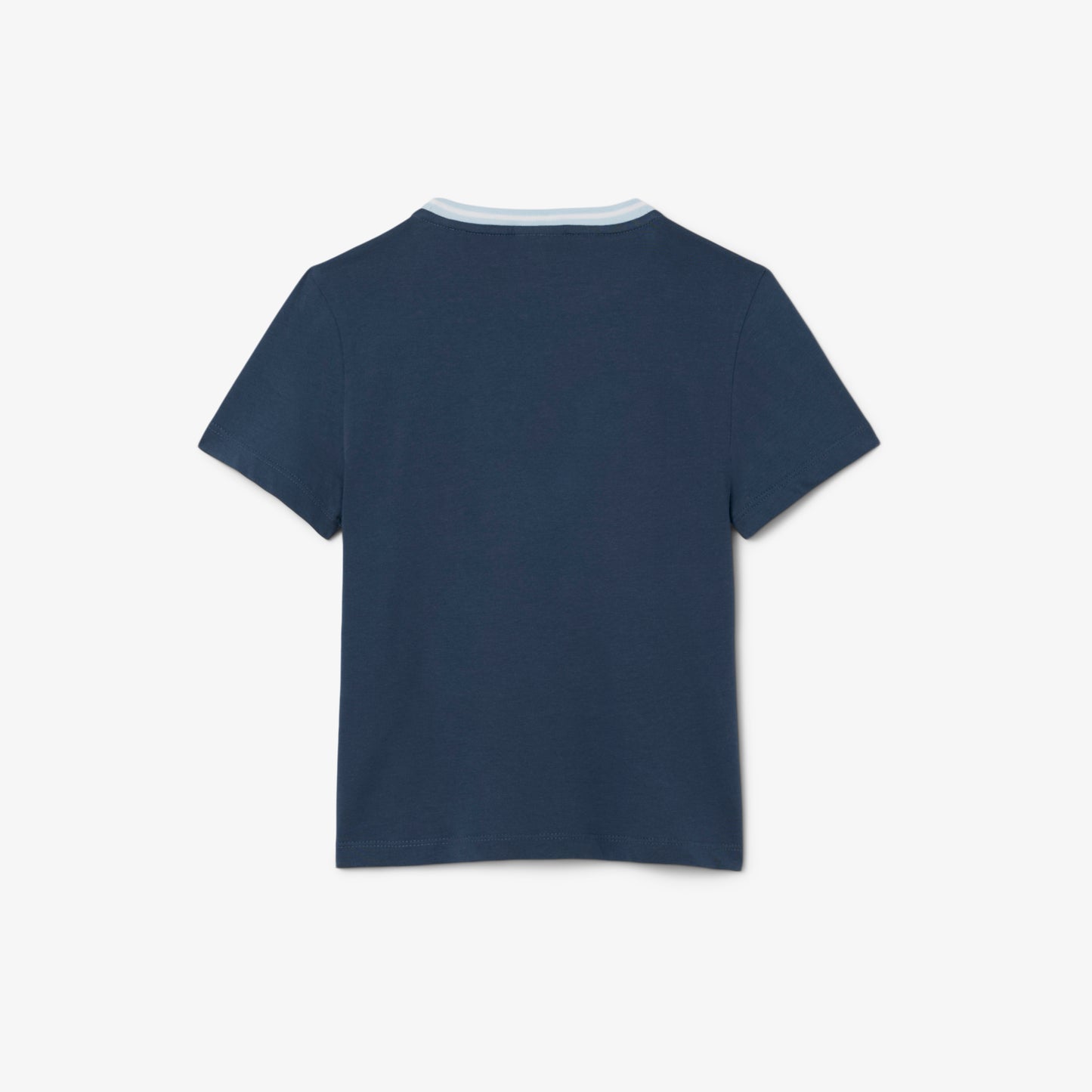 Contrast Print Cotton T-shirt-TJ7295