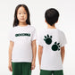 Crocodile Print Cotton T-shirt-TJ7951
