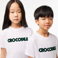 Crocodile Print Cotton T-shirt-TJ7951