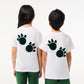 Crocodile Print Cotton T-shirt-TJ7951