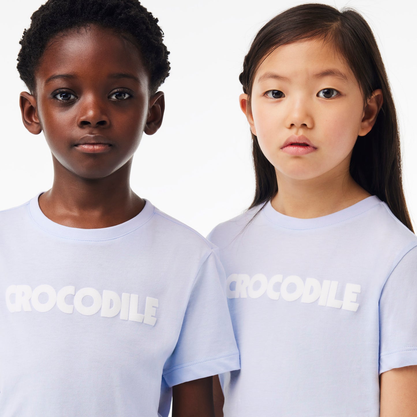 Crocodile Print Cotton T-shirt-TJ7951