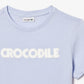 Crocodile Print Cotton T-shirt-TJ7951