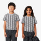 Monogram Print Cotton T-shirt-TJ8411
