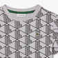 Monogram Print Cotton T-shirt-TJ8411