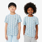 Monogram Print Cotton T-shirt-TJ8411