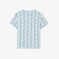 Monogram Print Cotton T-shirt-TJ8411