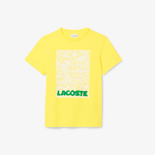 Print Cotton T-shirt-TJ8457