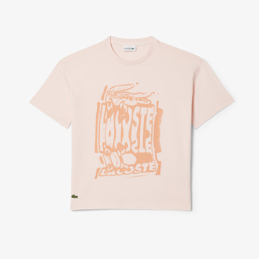 Print Cotton T-shirt-TJ8465