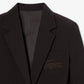 Embroidered Logo Slim Fit Wool Blazer-VF4244